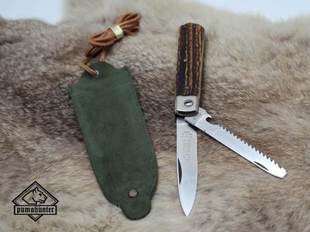 999 mit grünem Lederbeutel